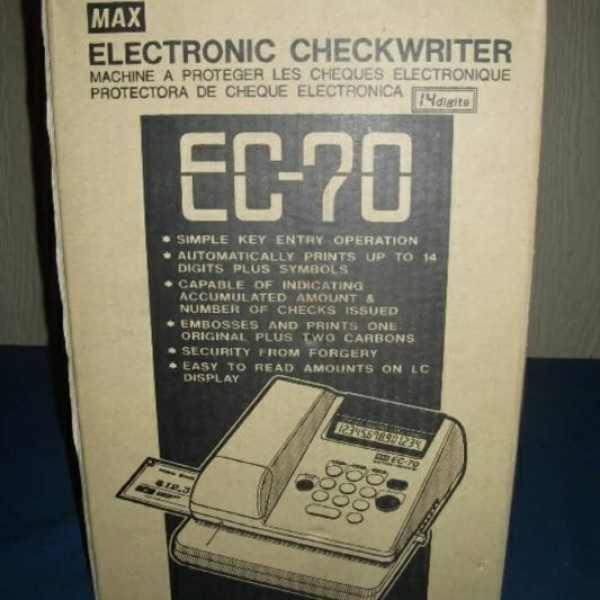 دستگاه پرفراژ چک MAX EC70