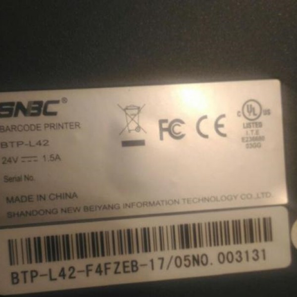 فروش پرینتر لیبل زن SNBC