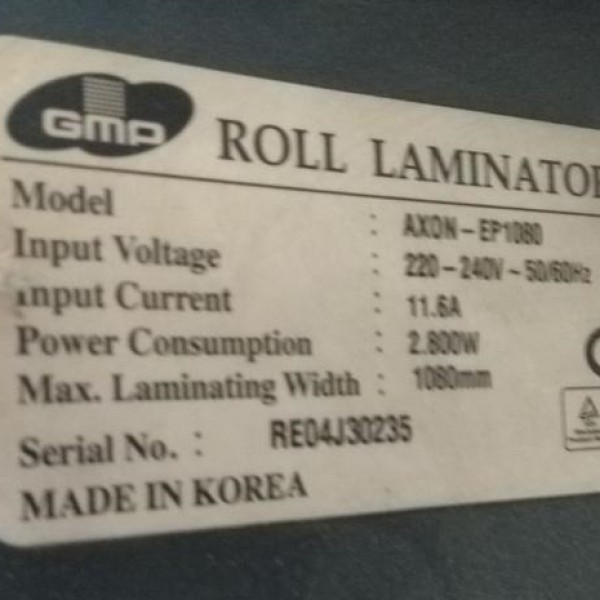 فروش دستگاه لمینت طولی کره ای GMP تهران