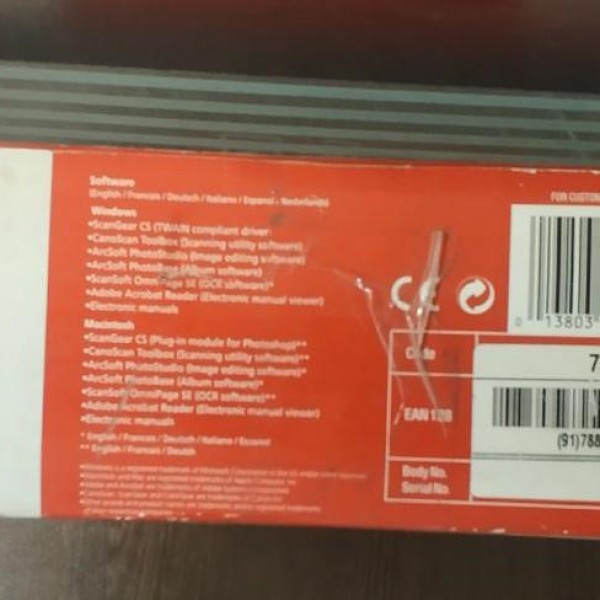 فروش دستگاه اسکنر Canon lide 20 تهران