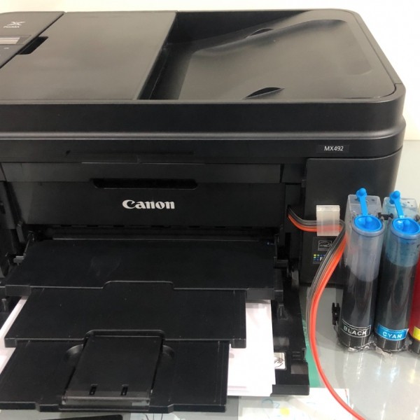 فروش دستگاه پرینتر چندکاره جوهرافشان کانن مدل PIXMA MX492  تهران