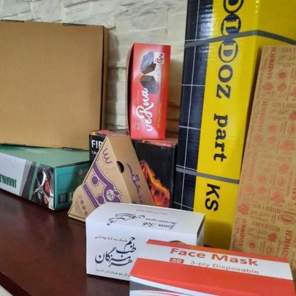 کارتن سازی جعبه سازی چاپ(فلکسو،لمینت)جعبه شیرینی تهران