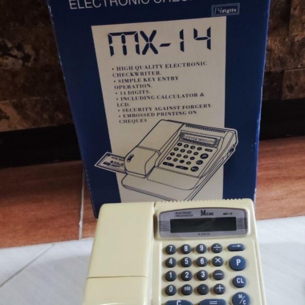 دستگاه پرفراژ چک مهر mx-14 بابل