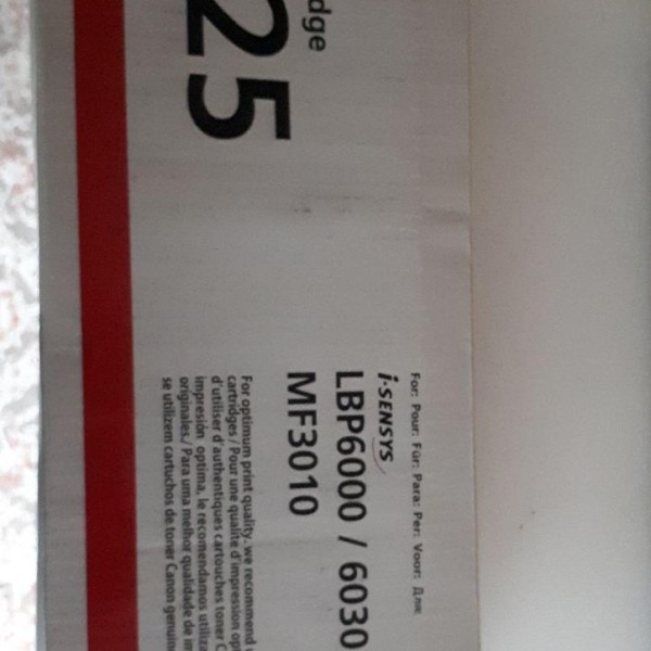 سه عدد کارتریج پرینتر canon725اصل ژاپن