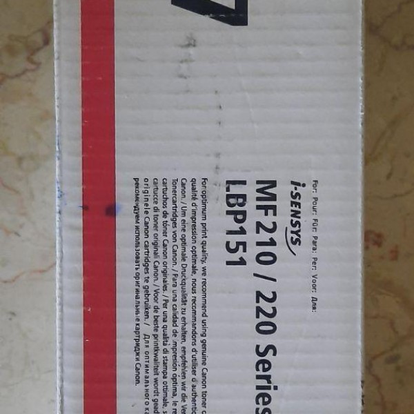 کارتریج کنون 737 بدون استفاده